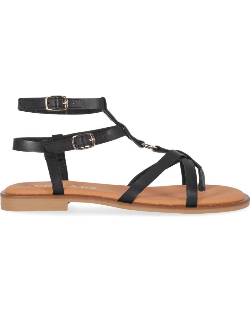 Sandales CHIKA10  pour Femme MUSAKA 05W  NEGRO-BLACK