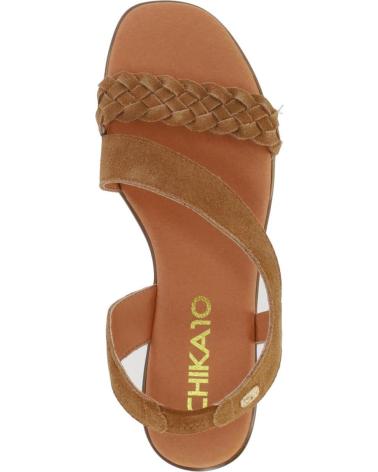 Sandalias CHIKA10  de Mujer NEW GOTICA 11  CUERO-TAN