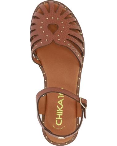 Sandalias CHIKA10  de Mujer MUSAKA 14  CUERO-TAN