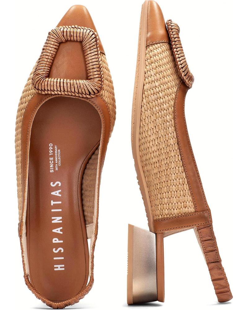 Heel Shoes De Mujer HISPANITAS ZAPATO DESTALONADO C002 CUOIO