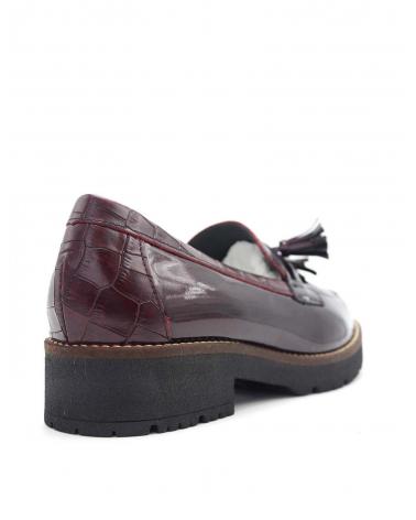 Mocasines De Mujer PITILLOS ZAPATO COPETE MUJER  12-1664  BURDEOS