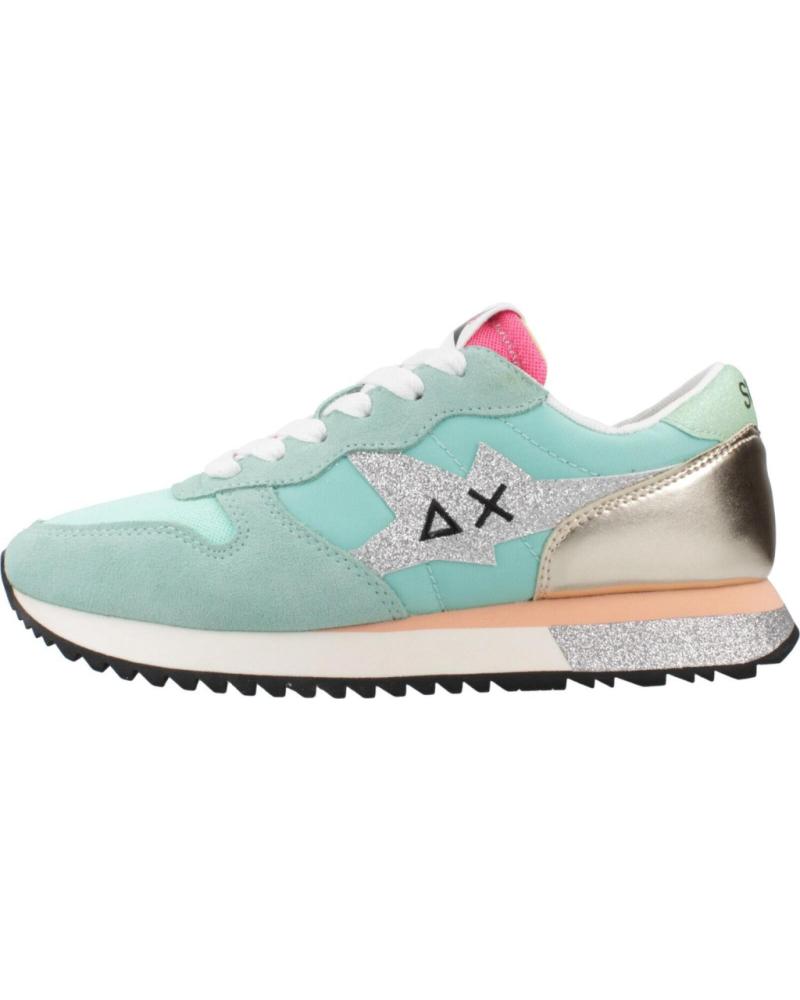 Scarpe sport SUN68  per Donna ZAPATILLAS MUJER MODELO STRAGIRL GLITTER LOGO COLOR AZUL S94  S94 ACQUA