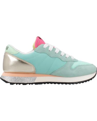 Scarpe sport SUN68  per Donna ZAPATILLAS MUJER MODELO STRAGIRL GLITTER LOGO COLOR AZUL S94  S94 ACQUA