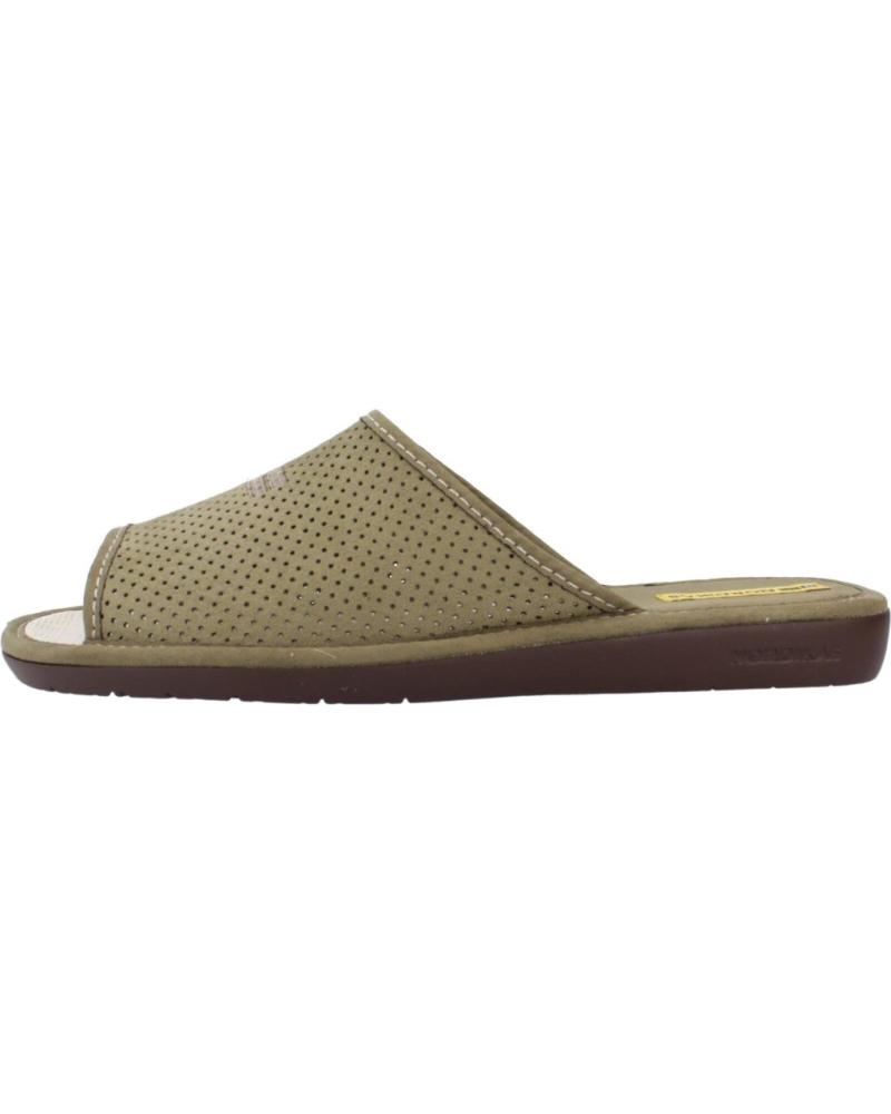 Calzado de casa NORDIKAS  de Hombre ZAPATILLAS HOGAR HOMBRE MODELO 7364 COLOR VERDE  MILITAR