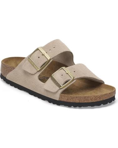 BIRKENSTOCK SANDALIAS PLANAS ARIZONA LEVE MUJER BEIG BEIGE