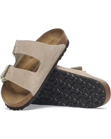 BIRKENSTOCK SANDALIAS PLANAS ARIZONA LEVE MUJER BEIG BEIGE