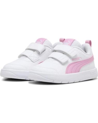PUMA - COURTFLEX V3 310252-09 - ZAPATILLAS DEPORTIVAS BLANCAS – MULTICOLOR