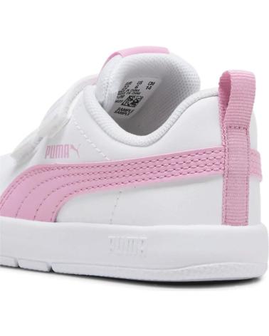 PUMA - COURTFLEX V3 310252-09 - ZAPATILLAS DEPORTIVAS BLANCAS – MULTICOLOR
