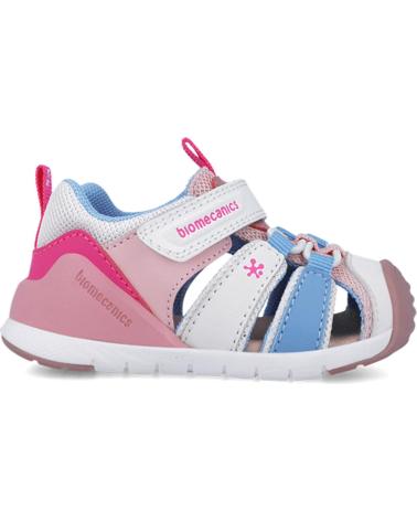 Sandales BIOMECANICS  pour Fille SANDALIA PARA NINA SPORT 252135  BLANCOROSAD113