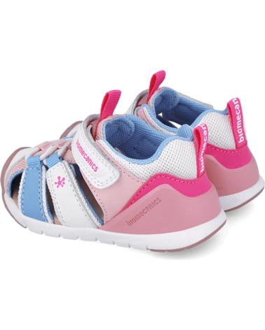 Sandales BIOMECANICS  pour Fille SANDALIA PARA NINA SPORT 252135  BLANCOROSAD113