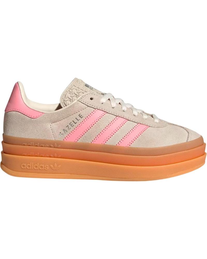 Zapatillas deporte ADIDAS  pour Femme - ZAPATILLAS BEIGE PARA MUJER - GAZELLE BOLD J  38