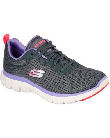 Sportschuhe für Damen SKECHERS ZAPATILLAS FLEX APPEAL 4 0 PARA MUJER EN COLOR GRIS GRIS