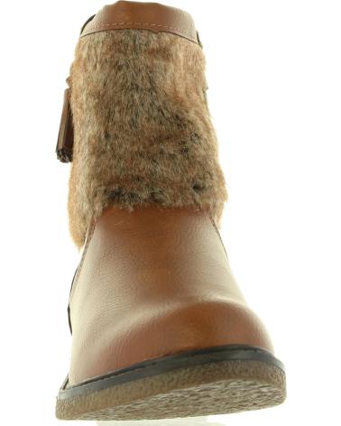 girl boots URBAN 370408-B7019 NATURAL-COGNAC