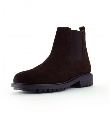 BOTINES CHELSEA RUTH DE ANTE MARRÓN CON ELÁSTICOS MARRON