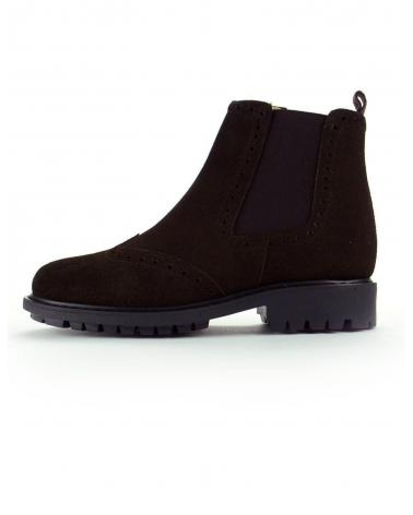 BOTINES CHELSEA RUTH DE ANTE MARRÓN CON ELÁSTICOS MARRON