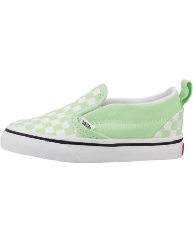 boy Trainers VANS OFF THE WALL ZAPATILLAS NINO VANS MODELO SLIP ON COLOR VERDE  GREEN