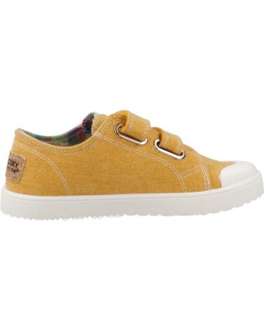 Sneaker PABLOSKY  für Junge ZAPATILLAS NINO MODELO 980180P COLOR AMARILLO  MOSTAZA