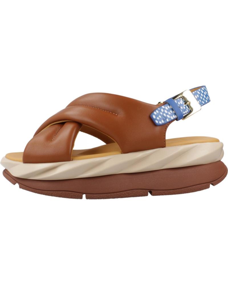 Sandales 4CCCCEES  pour Femme SANDALIAS MUJER MODELO MELLOW MOA COLOR MARRON  BROWN