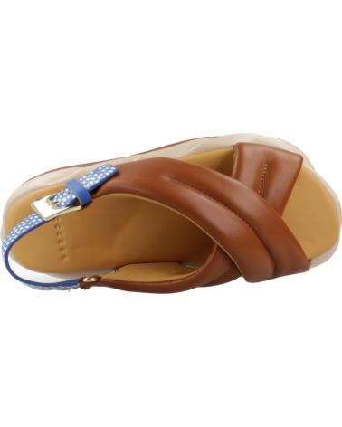 Sandales 4CCCCEES  pour Femme SANDALIAS MUJER MODELO MELLOW MOA COLOR MARRON  BROWN