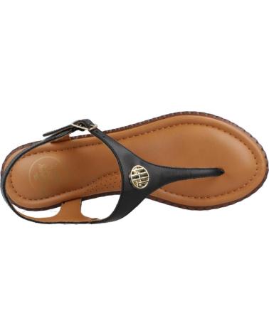 Sandalias THE HAPPY MONK  de Mujer MENORCA-001  NEGRO