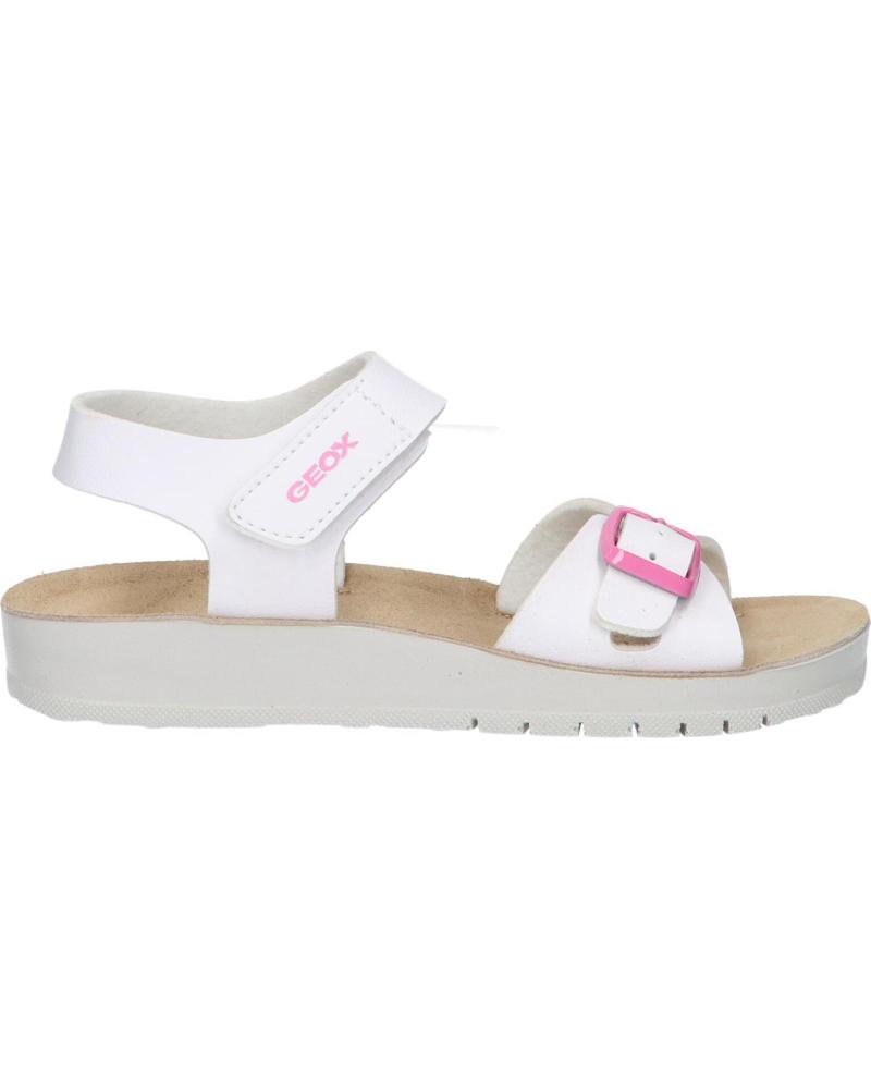 Sandali GEOX  per Bambina J15EAB 000BC J SANDAL COSTAREI WHITE  C1000