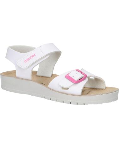 Sandali GEOX  per Bambina J15EAB 000BC J SANDAL COSTAREI WHITE  C1000