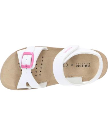 Sandali GEOX  per Bambina J15EAB 000BC J SANDAL COSTAREI WHITE  C1000