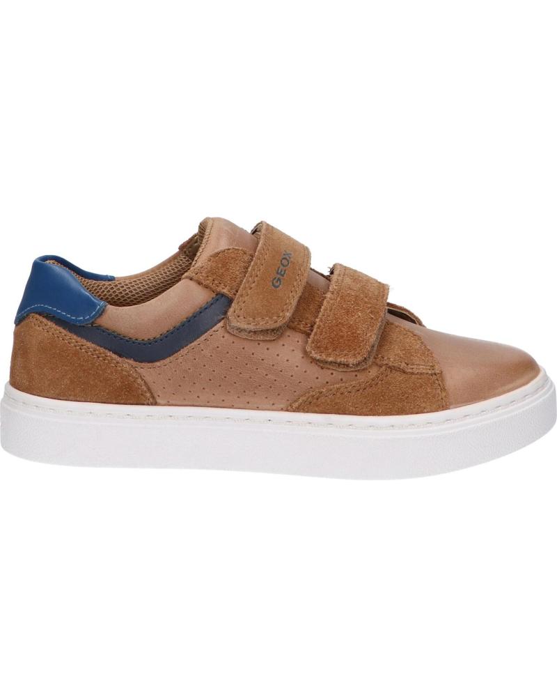 Deportivas GEOX  de Niño J45ECB 0CL22 J NASHIK  C6381 LT BROWN-NAVY