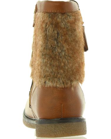 girl boots URBAN 370408-B7019 NATURAL-COGNAC