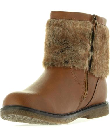 girl boots URBAN 370408-B7019 NATURAL-COGNAC