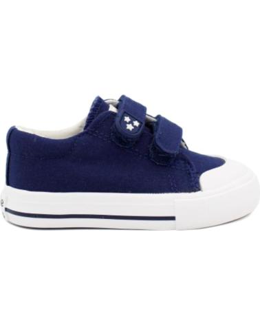 Zapatos BUBBLE BOBBLE  de Niño BUBBLE ZAPATILLA DE LONA CON VELCRO PARA NINOS C1263 COLOR  MARINO