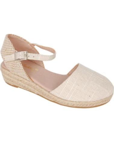 Sandalen BUBBLE BOBBLE  für Damen und Mädchen BUBBLE SANDALIA CERRADA CON CUNA BAJA PARA NINA C209  BEIG