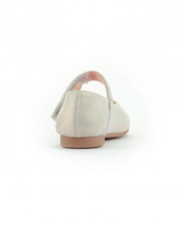 MERCEDITAS RUTH VELCRO BRILLANTES PLATA PLATA