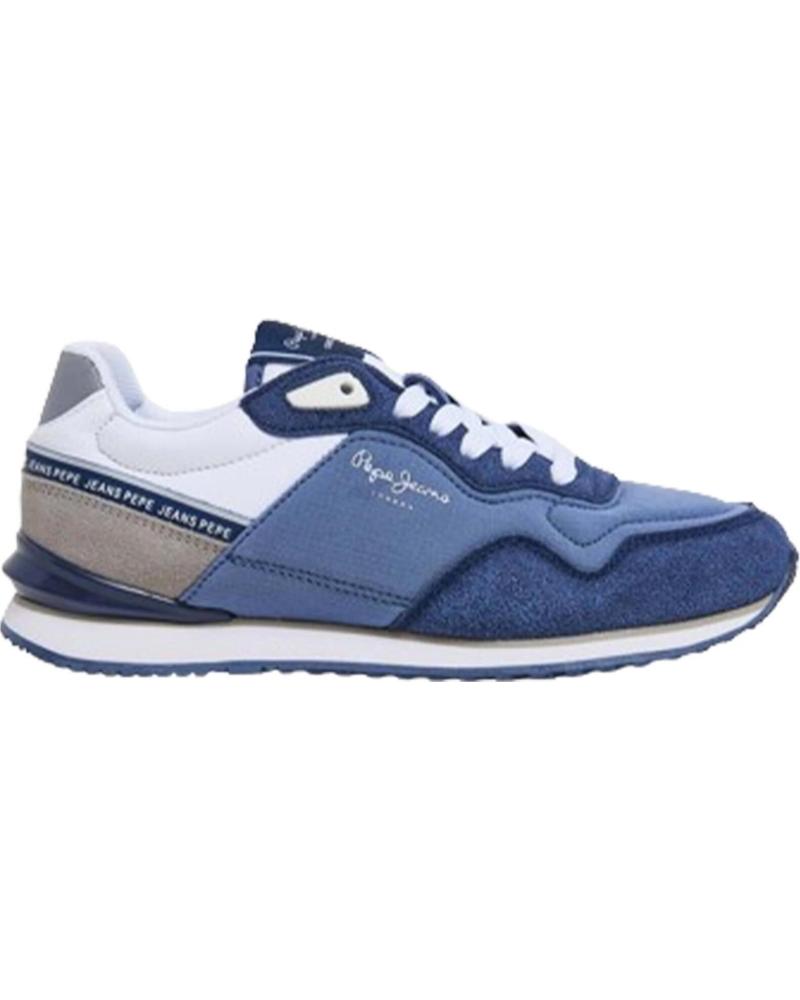 Sportivo PEPE JEANS  per Bambino ZAPATILLAS LONDON SEAL PARA NINOS EN COLOR  AZUL