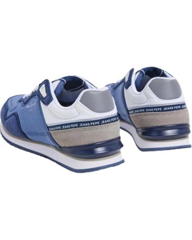 Sportivo PEPE JEANS  per Bambino ZAPATILLAS LONDON SEAL PARA NINOS EN COLOR  AZUL