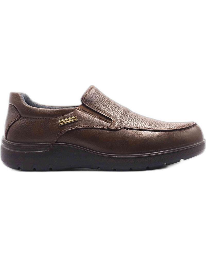 LUISETTI ZAPATO MOCASIN CONFORT WATERPROOF STREET 31001ST-W MARRON