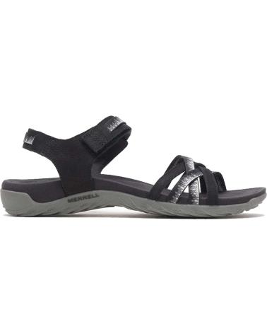 Sandalias MERRELL  de Mujer SANDALIAS TERRAN 3 CUSH CROSS PARA MUJER EN COLOR  NEGRO