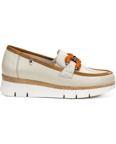 Zapatos de cuña DORKING  de Mujer MOCASINES PARA MUJER EN COLOR  BLANCO