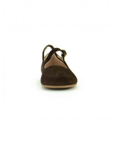Zapatos RUTH  de Niña MERCEDES TIRA EMPEINE ANTE  MARRON