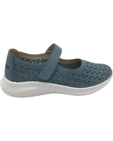 Zapatos EOLIGEROS  de Mujer ZAPATILLA MERCEDITA ULTRALIGERA ISA  AZUL