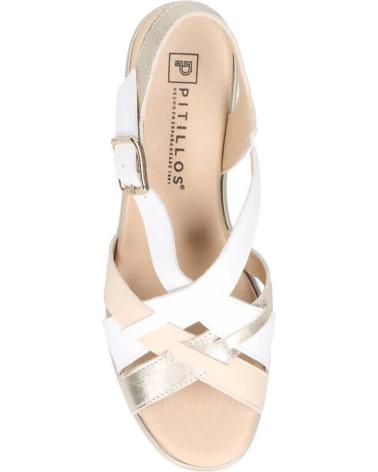 Sandali per Donna PITILLOS SANDALIA TIRAS 5614 BLANCO MULTI
