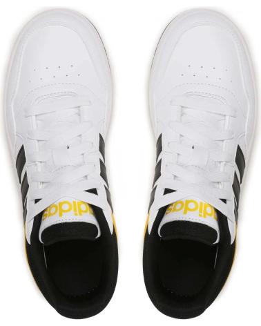 ADIDAS ZAPATILLAS HOOPS 3.0 K IF2726 BLANCAS Y NEGRAS BLANCO
