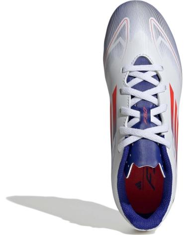 ADIDAS ZAPATILLAS F50 CLUB FXG J BLANCO ROJO IF1382 BOTA FUTBO AZUL