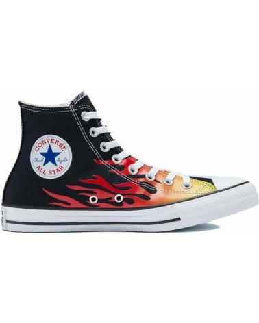 Sportschuhe CONVERSE  für Damen ZAPATILLAS CHUCK TAYLOR HI ALL STAR ROJO ENAMEL AMARIL  NEGRO