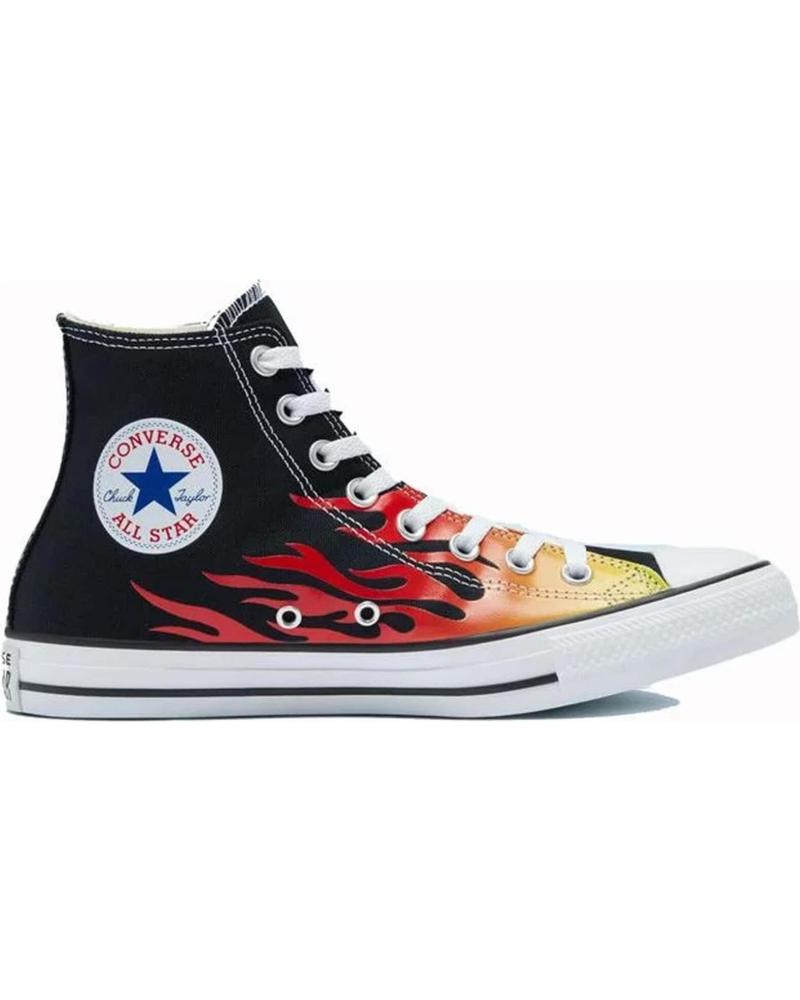 Sportschuhe CONVERSE  für Damen ZAPATILLAS CHUCK TAYLOR HI ALL STAR ROJO ENAMEL AMARIL  NEGRO