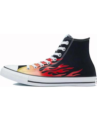 Sportschuhe CONVERSE  für Damen ZAPATILLAS CHUCK TAYLOR HI ALL STAR ROJO ENAMEL AMARIL  NEGRO