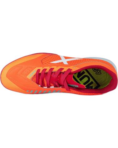 Zapatillas deporte MUNICH  pour Homme ZAPATILLAS RONDO 08 BLANCO ROJO FUTBOL SALA 4770008  NARANJA