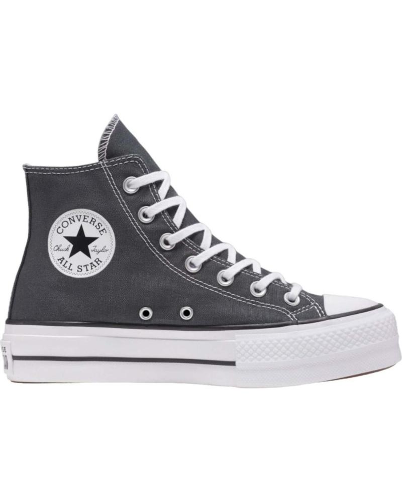 Esportes CONVERSE de Mulher e Menina e Menino A07927C CHUCK TAYLOR ALL STAR LIFT PLATFORM SECRET PINES-WHITE-BLACK Esportes CONVERSE de Mulher e Menina e Menino A07927C CHUCK TAYLOR ALL STAR LIFT PLATFORM SECRET PINES-WHITE-BLACK