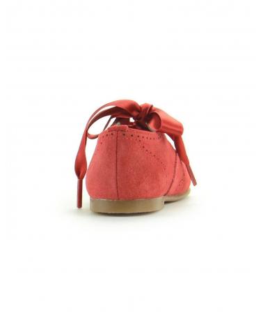 Zapatos De Niño PIRUFIN INGLES SERRAJE  ROJO
