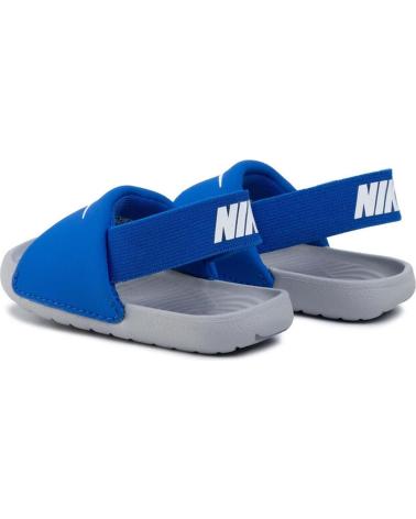 Chinelos de Menina e Menino NIKE SANDALIAS KAWA SLIDE GRIS TD SANDAL BV1094-400 AZUL